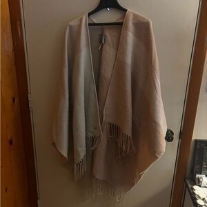 Soia & Kyo Camel Shawl with Fringe